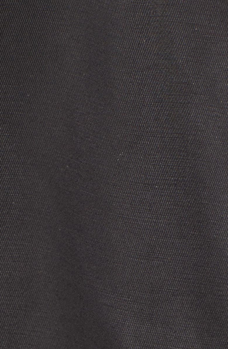 Cole Haan Signature Faux Leather Trim Trench Coat, Alternate, color, 