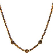 MARLYN SCHIFF Natural Stone Beaded Necklace