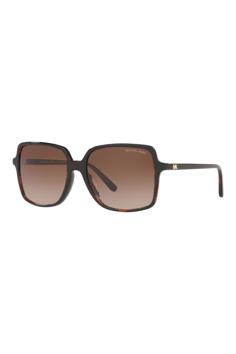 56mm Gradient Square Sunglasses, Alternate, color, NEW TORTOISE/ SMOKE GRADIENT