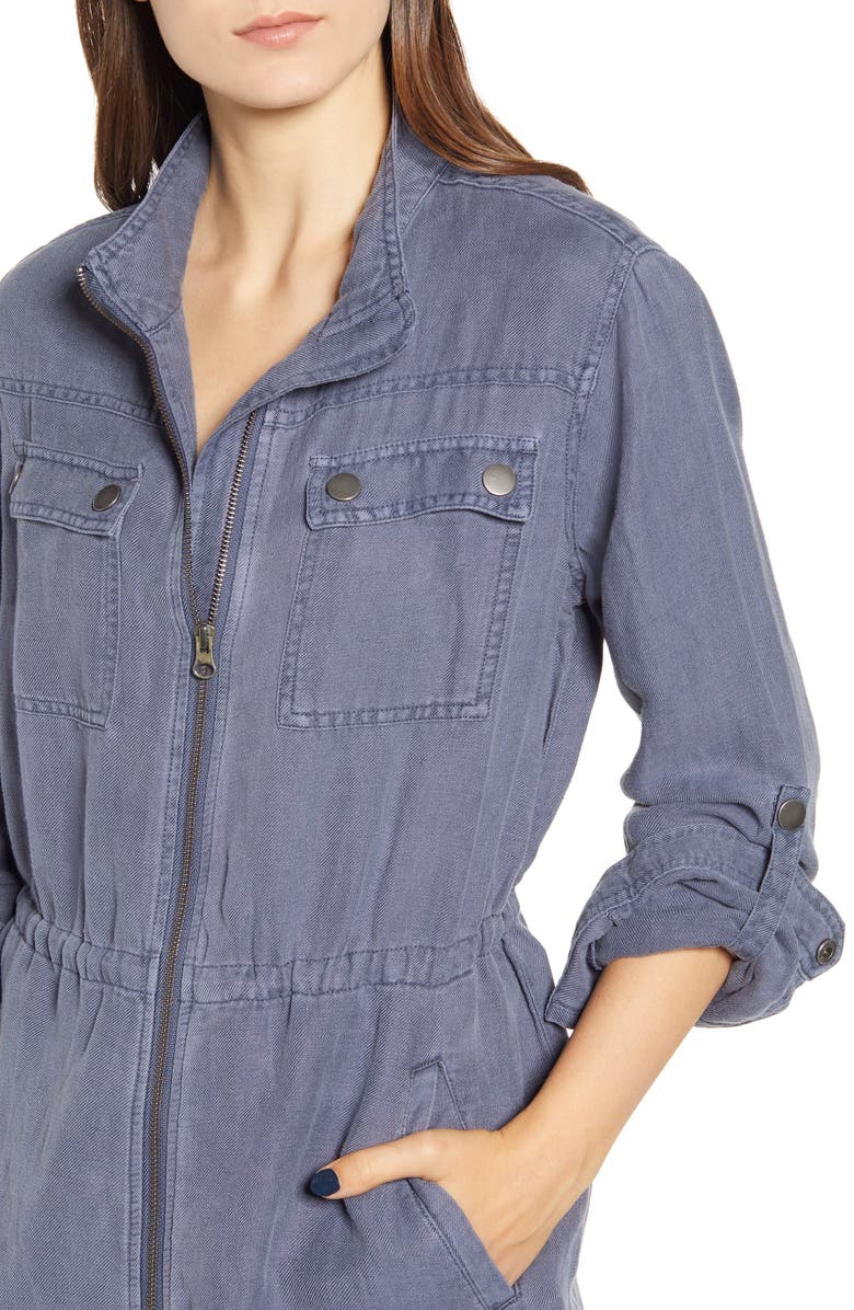 Treasure & Bond Linen Blend Field Jacket, Alternate, color,