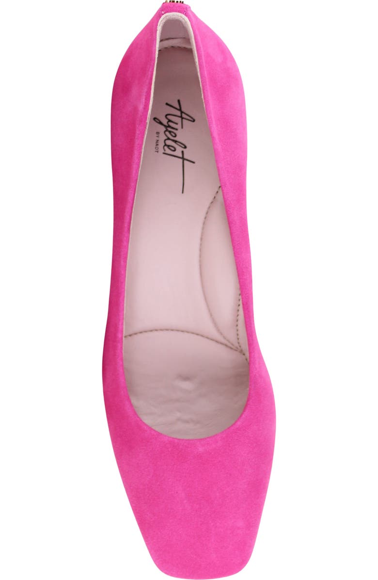 Naot Cass Patent Pump, Alternate, color, Bright Fuchsia Suede
