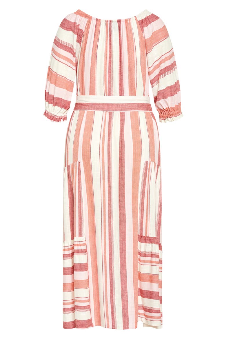 Jemima Stripe Maxi Dress, Alternate, color, COSMO STRIPE
