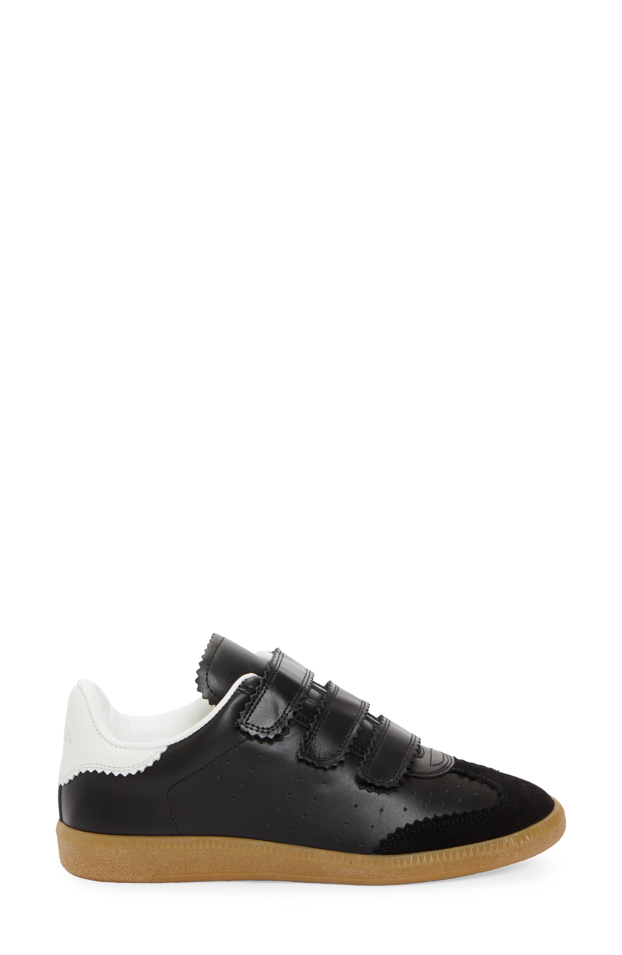 Isabel Marant Beth Low Top Sneaker, Alternate, color, Black