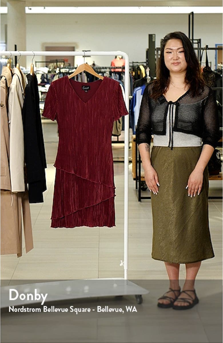 Plissé Tiered Dress, sales video thumbnail