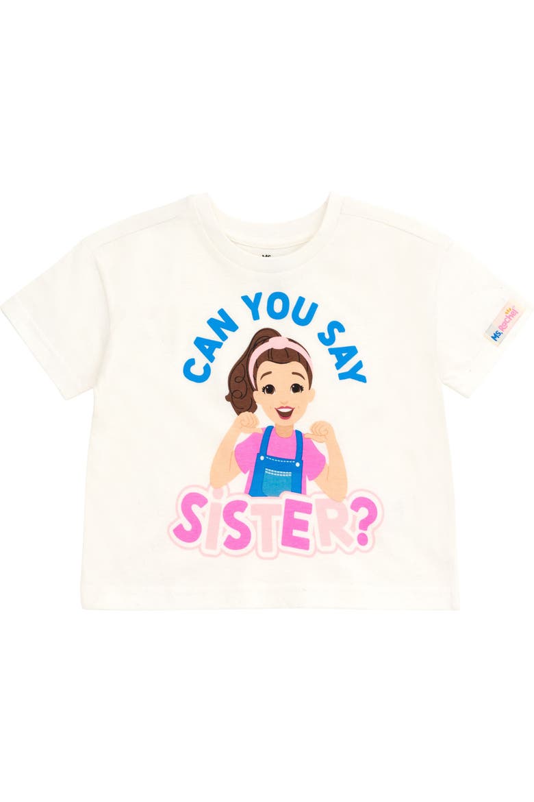 Short Sleeve Graphic T-Shirt, Main, color, Tusk Ms Rachel Sister