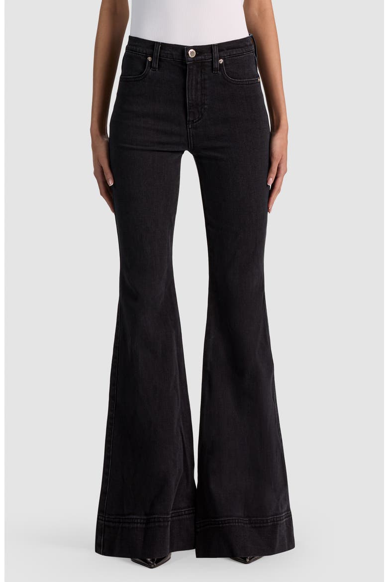 Beautiful High Waist Bell Bottom Jeans, Alternate, color, CLARISSA BLACK