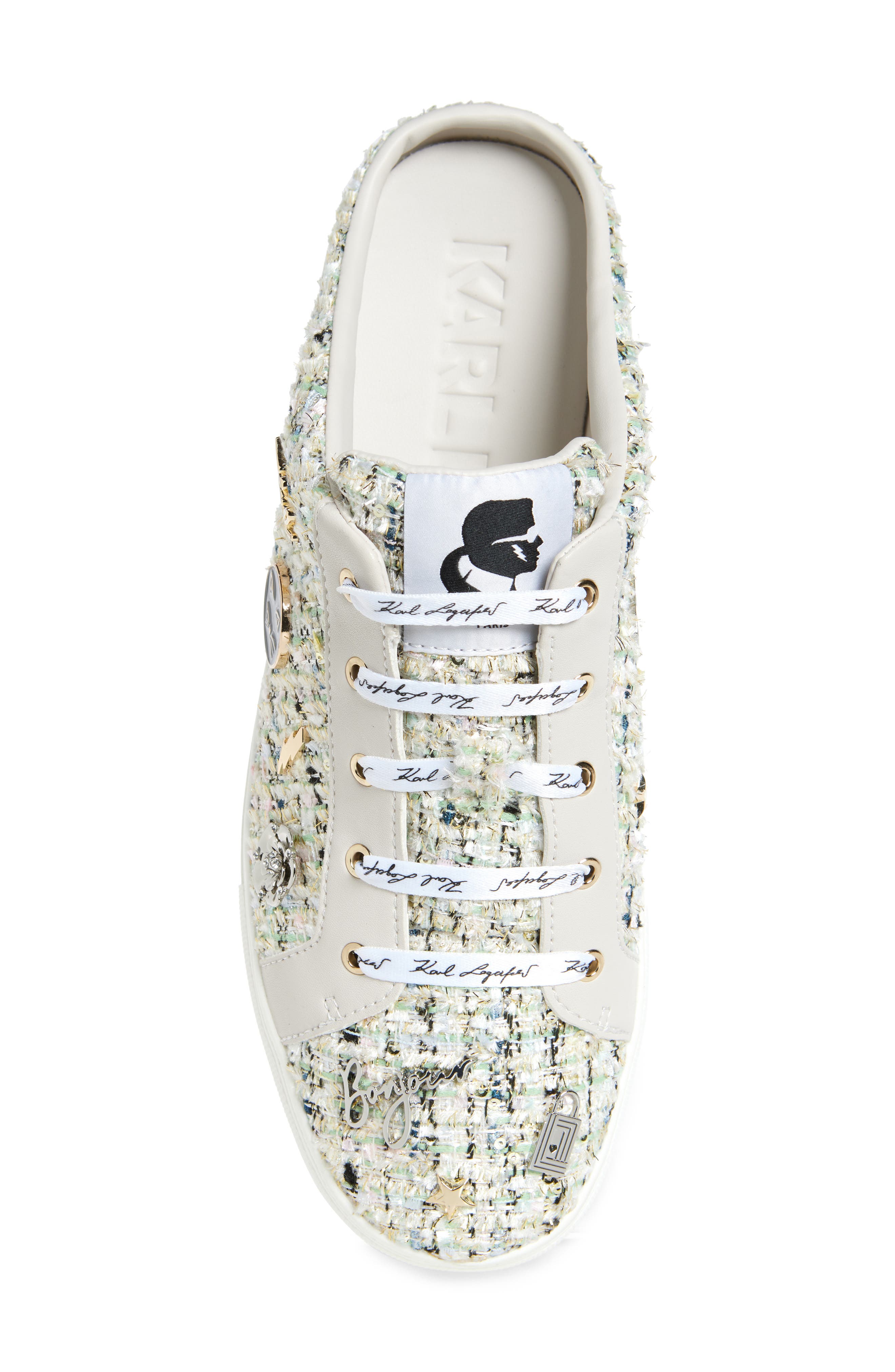 KARL LAGERFELD PARIS Cordelia Sneaker Mule, Alternate, color, 