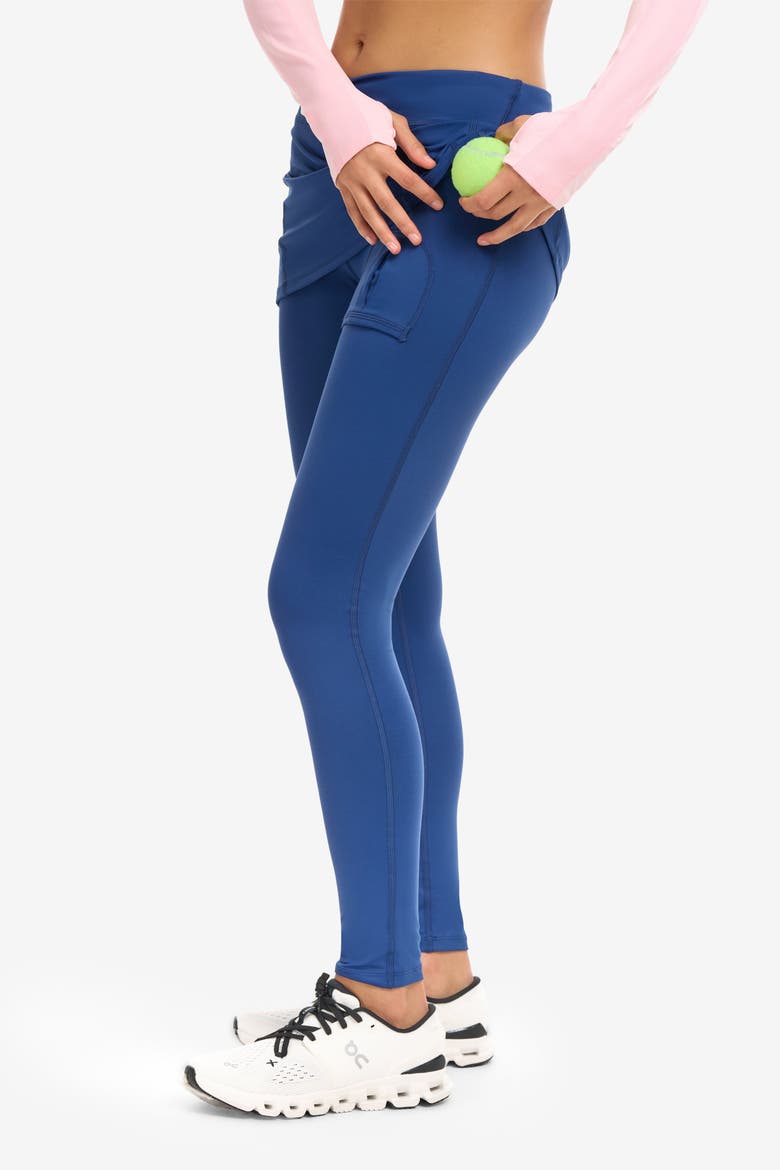Women's Skirt with Leggings with Sun and UV Protection, Alternate, color, Navy