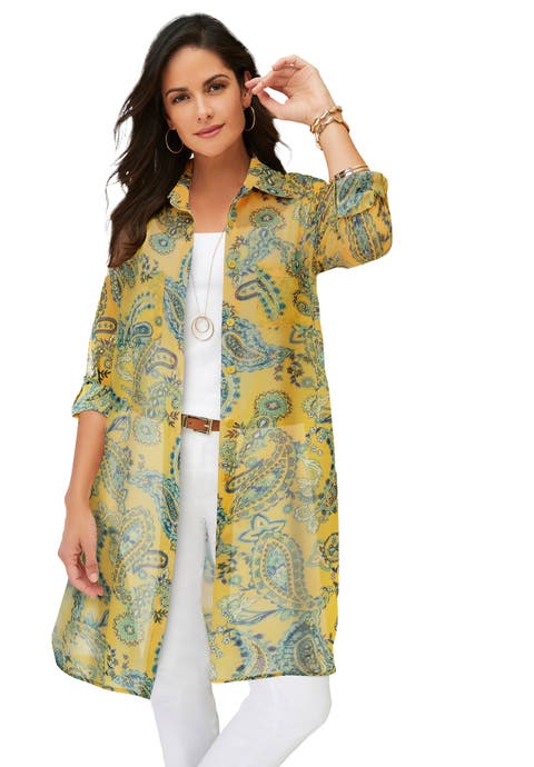 Sheer Georgette Mega Tunic (Plus)