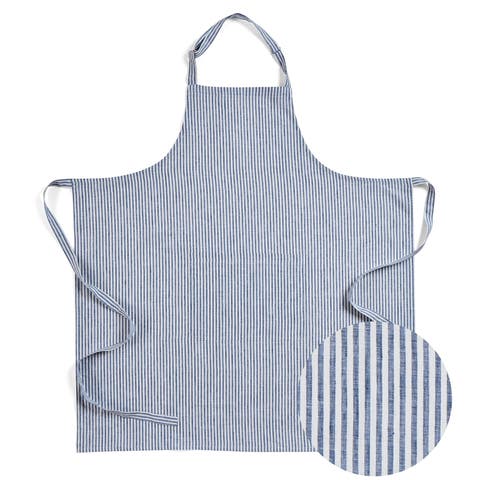 Linen Apron 38 x 36 in for Dining Table, Holiday and Everyday Table Decor - Linen Full Midi Apron
