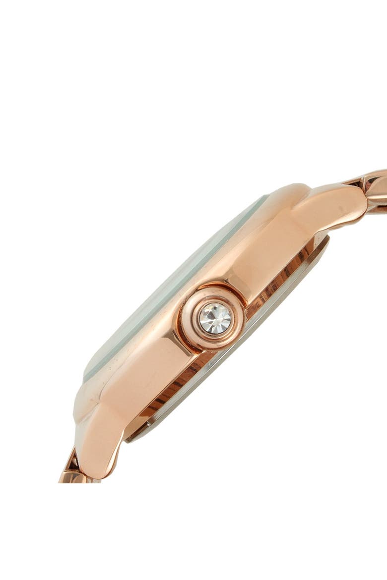 Elegant Round Roman Numeral Bracelet Watch- 36MM, Alternate, color, Rose Gold