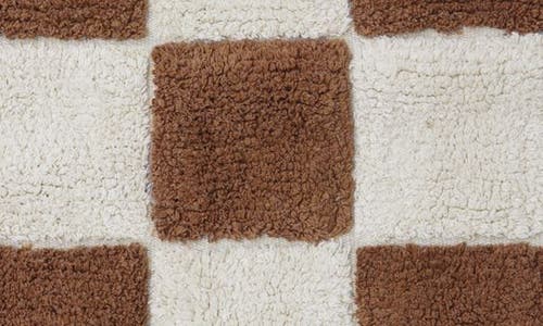 Lorena Canals Tiles Washable Cotton Blend Rug In Brown