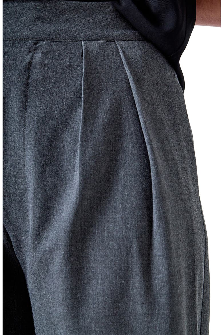 High Waist Wide Leg Pants, Alternate, color, GREY