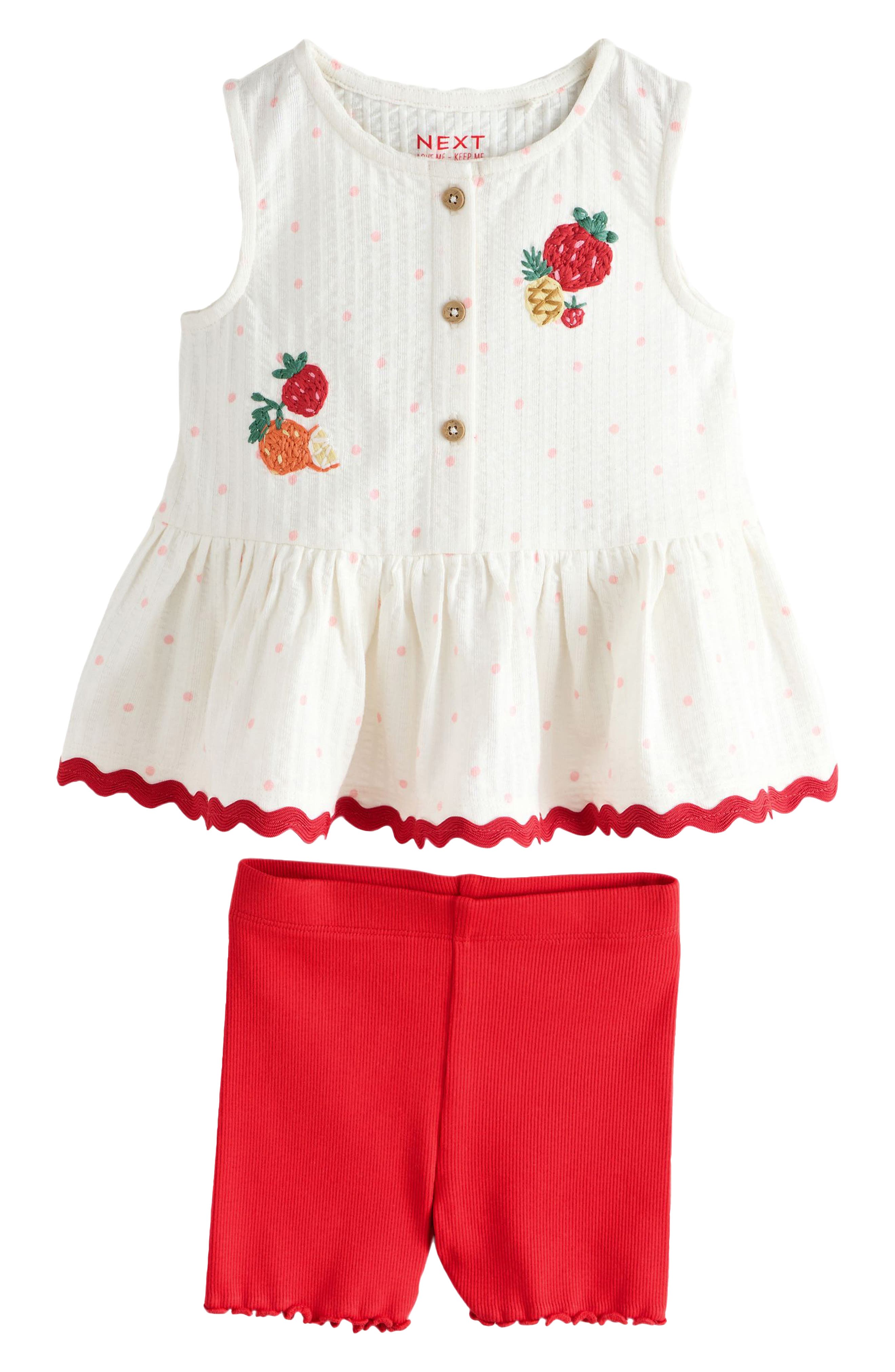 NEXT Kids' Cotton Tanks & Shorts Assorted 4-Pack — фото 5