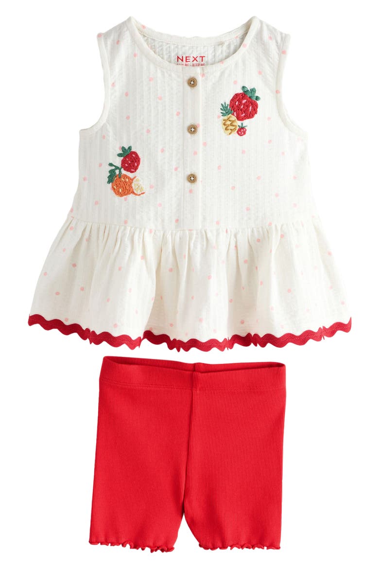 Kids' Cotton Tanks & Shorts Assorted 4-Pack, Alternate, color, RED