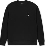 Dalix Astronaut Relaxed Midweight Fleece Crewneck Sweatshirt