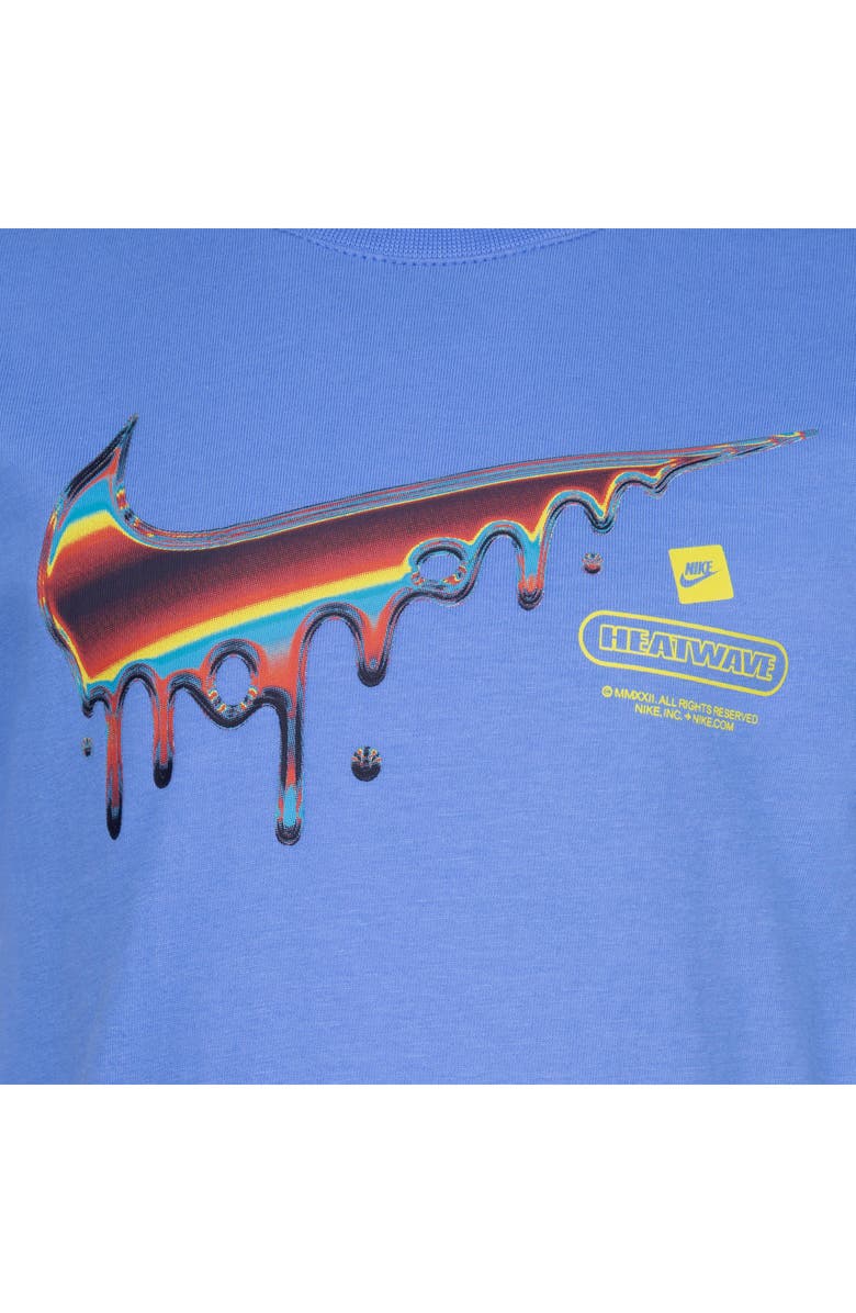 Nike Icon Crew T-Shirt, Alternate, color, University Blue