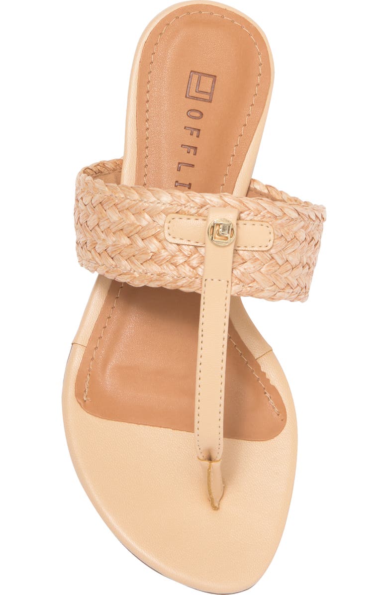 OFFLINE Woven Thong Flat Sandal, Alternate, color,