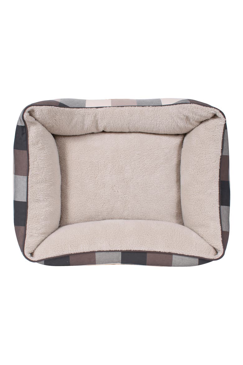 Block Plaid Kuddler Dog Bed, Alternate, color, BLOCK PLAID