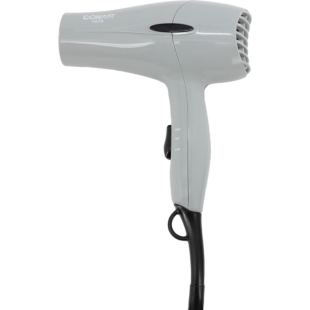 Conair 1875 Watt Mid Size Hair Dryer In Gray