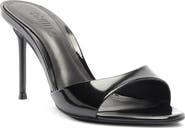Schutz Sally Leather Slide Sandal