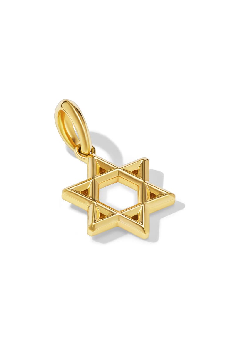 Star of David Pendant in 18K Yellow Gold, Alternate, color, 18K GOLD