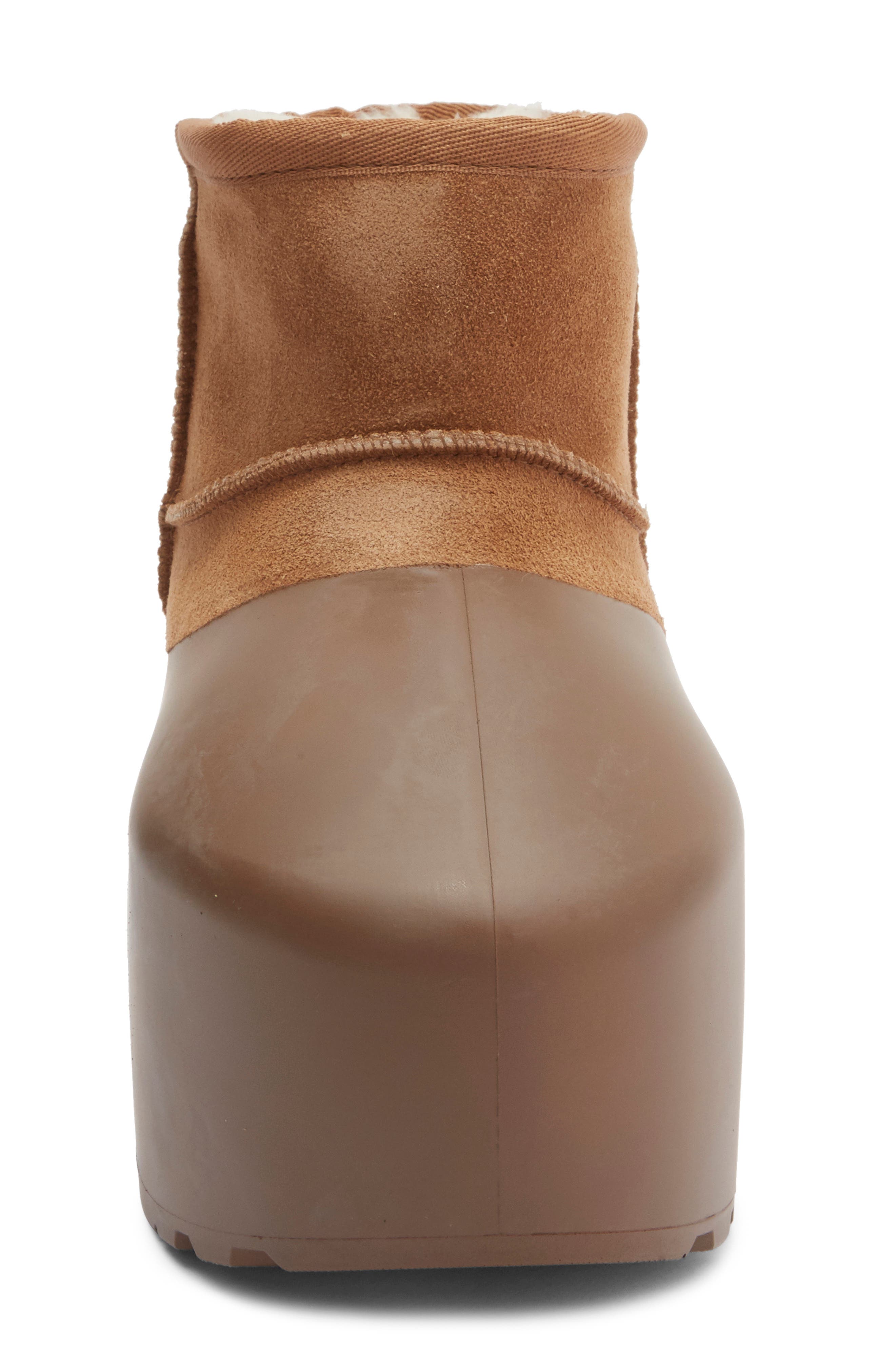 UGG<sup>®</sup> Gender Inclusive Classic Mini Pumped Molded UGGplush Boot, Alternate, color, Chestnut