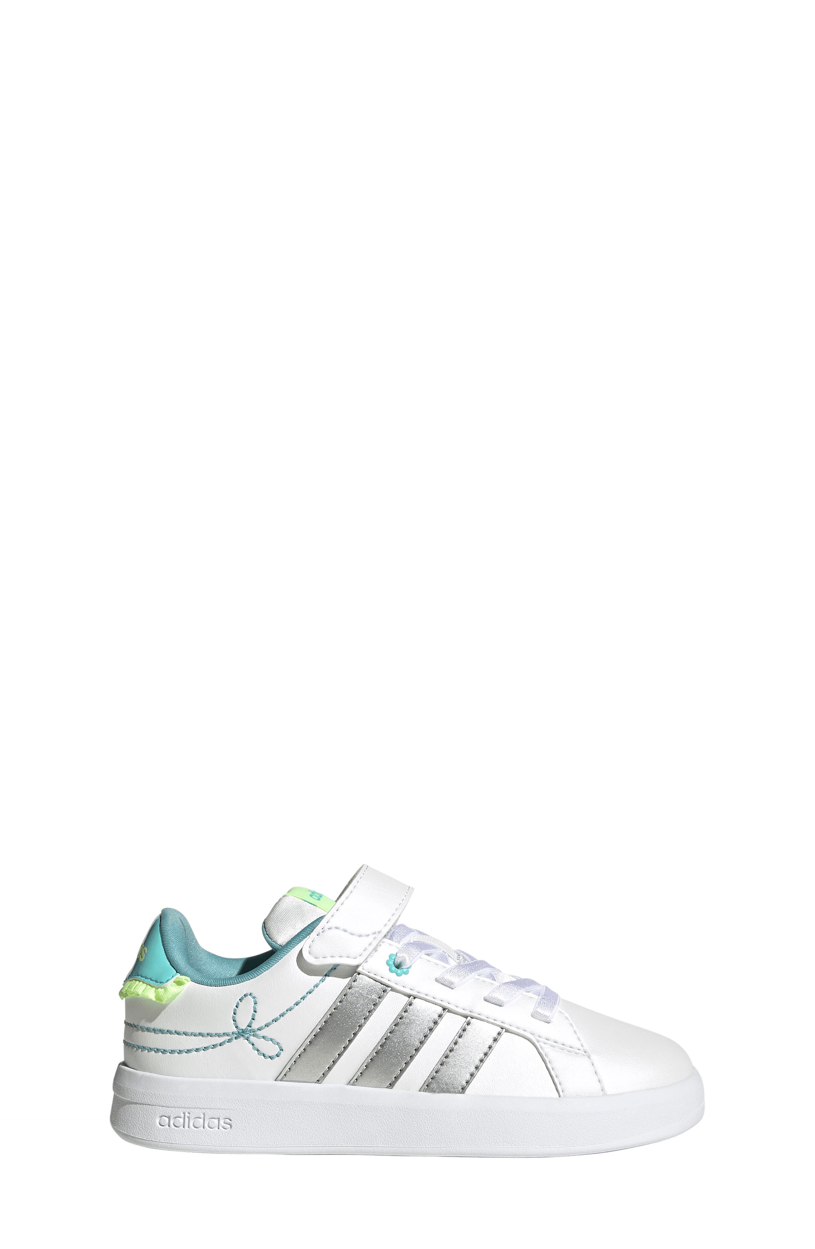 Kids' Grand Court 3.0 Sneaker, Alternate, color, FTWWHT/SIL