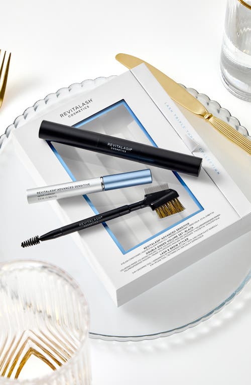 Revitalash® Cosmetics Triple Threat Sensitive Lash Collection Set $164 Value In Transparent