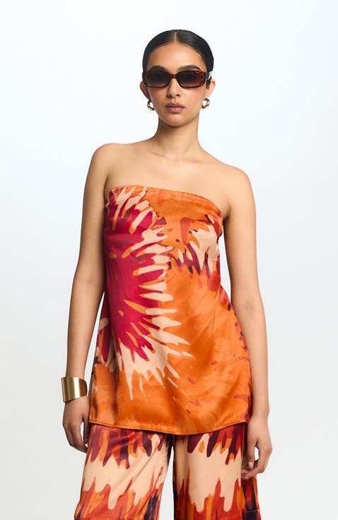 Anais Strapless Top Magma