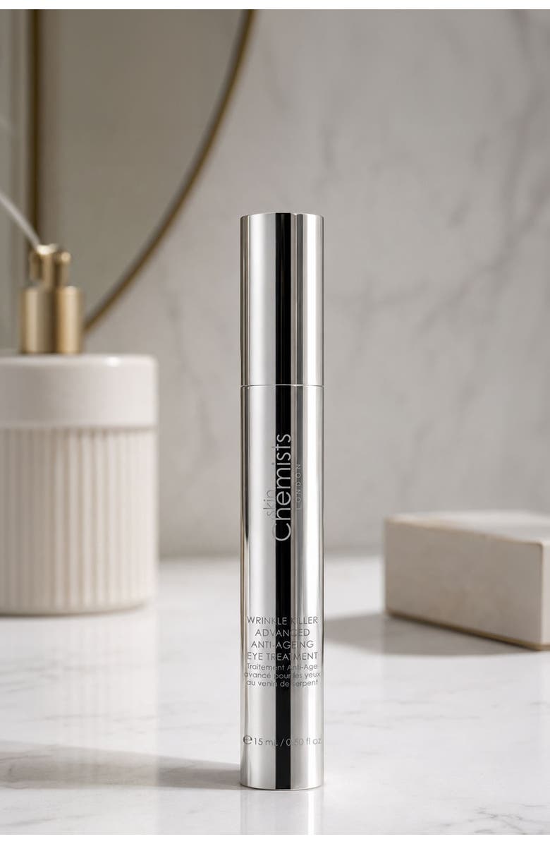 SKINCHEMISTS Wrinkle Killer Anti-Ageing Eye Treatment 15ml for Loss of Firmness, Fine Lines & Wrinkles, Alternate, color, White