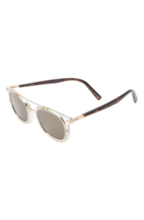 Dior Blacksuit S14i 49mm Small Square Sunglasses In Neutral
