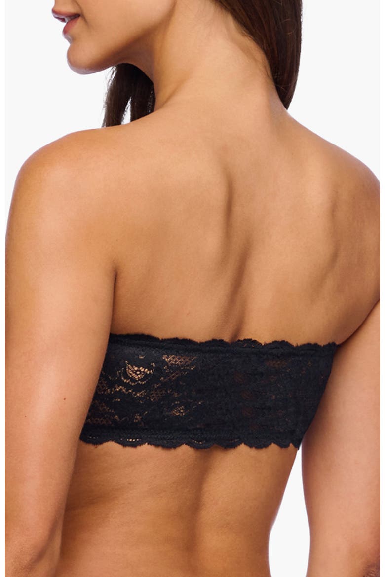 Nsn Flirtie Bandeau Bra, Alternate, color, Black