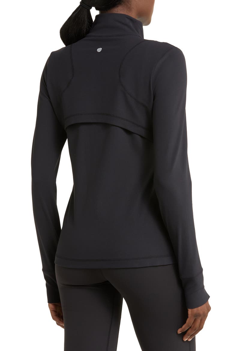 Studio Luxe Performance Jacket, Alternate, color, BLACK