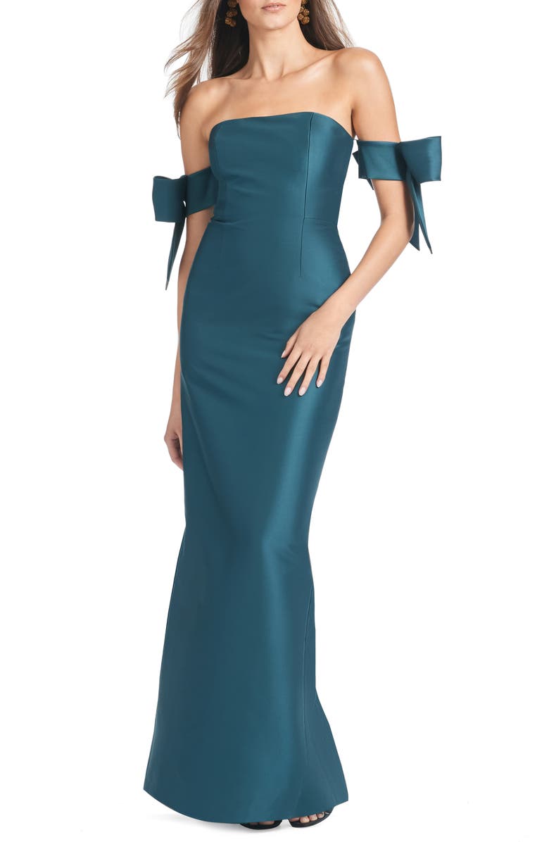 Sachin & Babi Marlena Stretch Mikado Mermaid Gown, Main, color, 