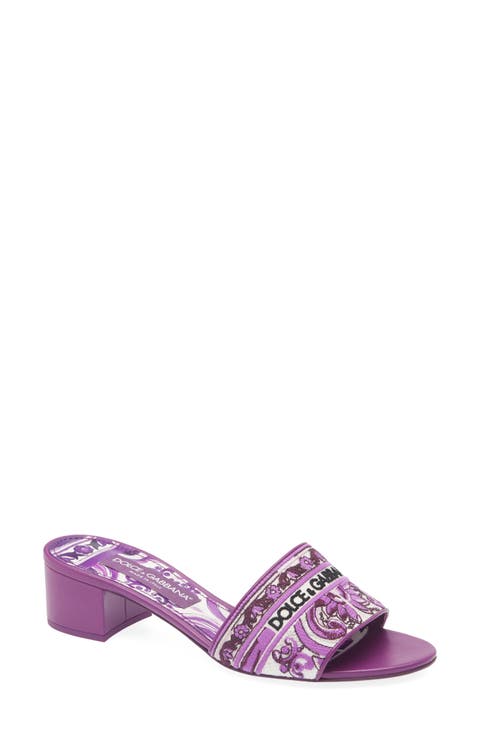 シューズ・サンダルその他 DOLCE & GABBANA Woman Heeled sandals Red Purple CR1791A9S20 DOLCE & GABBANA: Heeled sandals woman - Red Purple | Dolce