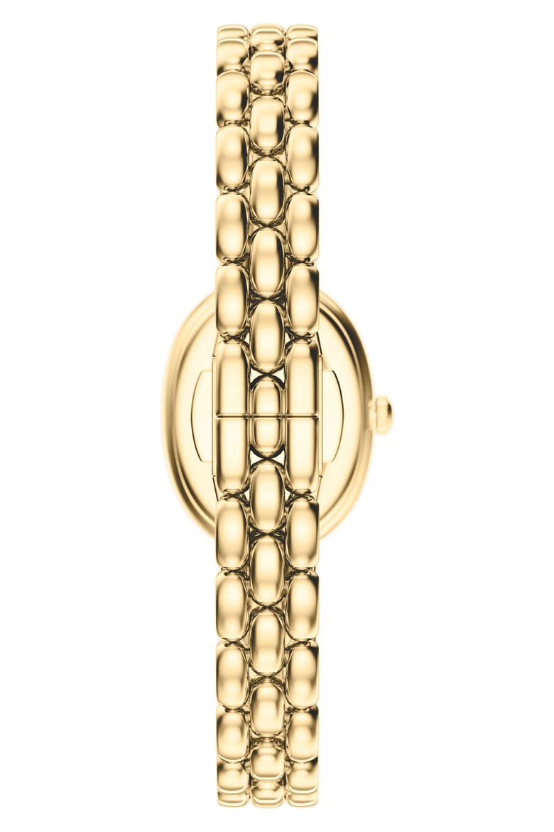 Small Sinfonia Mother-of-Pearl Bracelet Watch, 22mm x 28.2mm, Alternate, color, GOLD