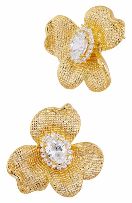 Matte Flower Stud Earrings