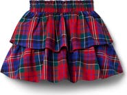 Janie and Jack Tartan Tiered Skirt