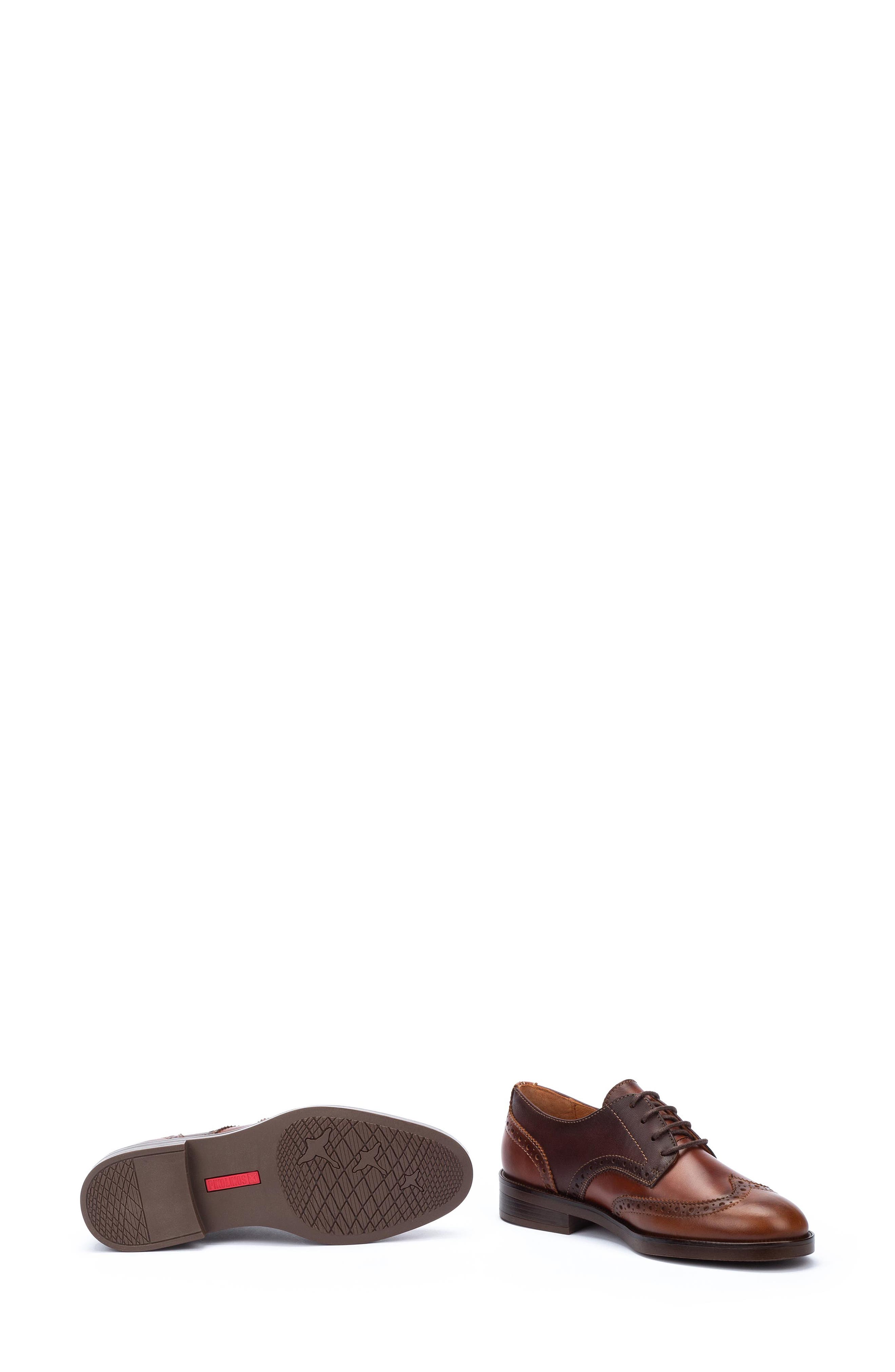 Puertollano Wingtip Derby, Alternate, color, CUERO