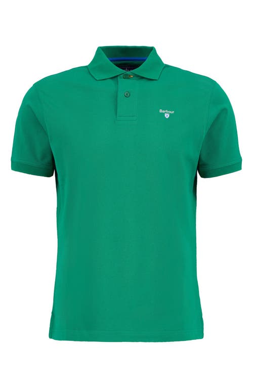 Shop Barbour Active Tailored Fit Polo In Hedge Green