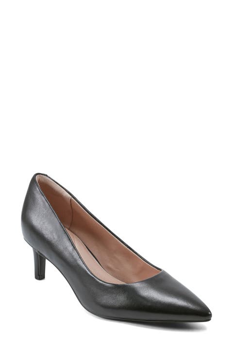 Cindy Pointed Toe Pump - Wide Width Available (Women)