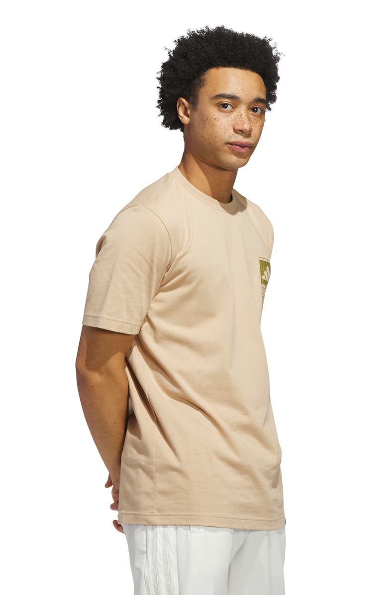 adidas Tech Outline Sportswear Graphic T-Shirt, Alternate, color, Warm Sandstone