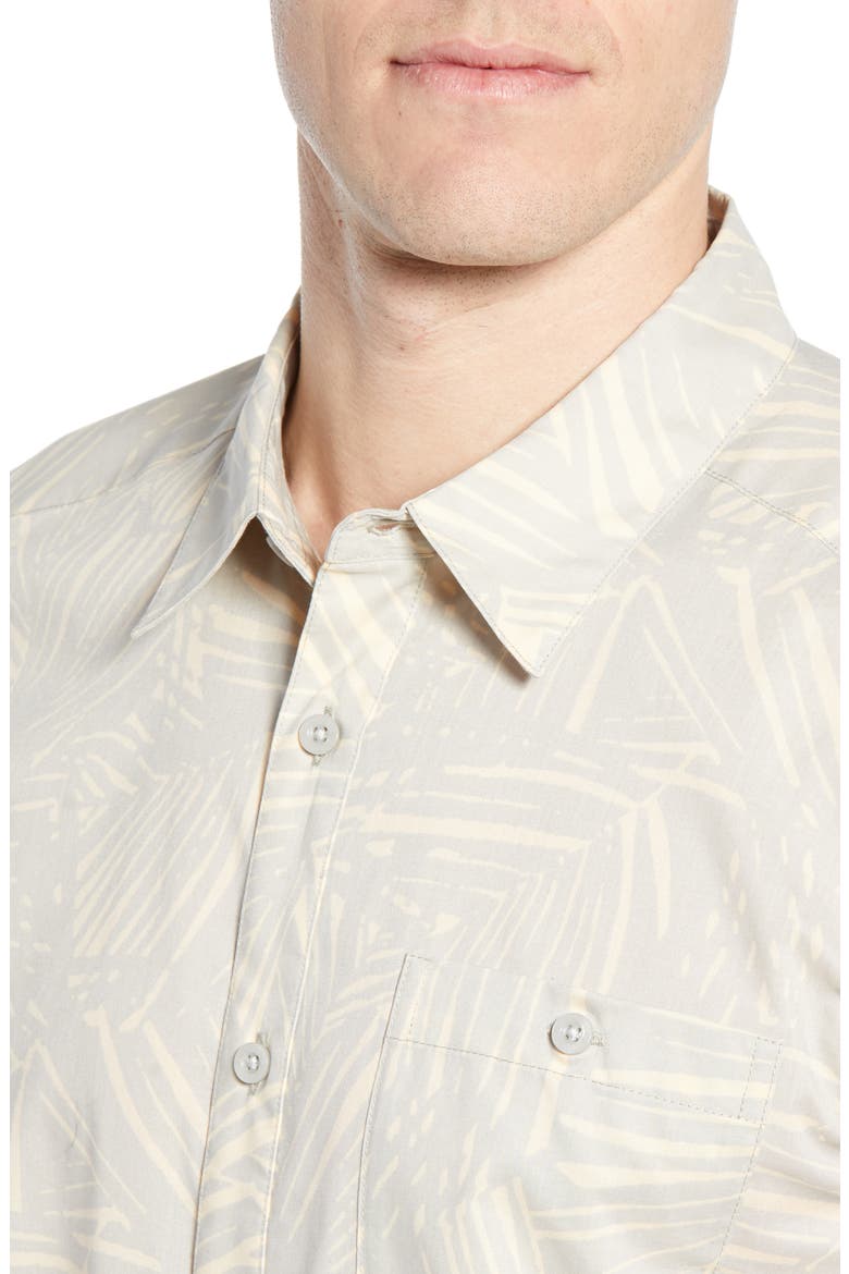 Go To Regular Fit Short Sleeve Shirt, Alternate, color, RAIN FERN GREY