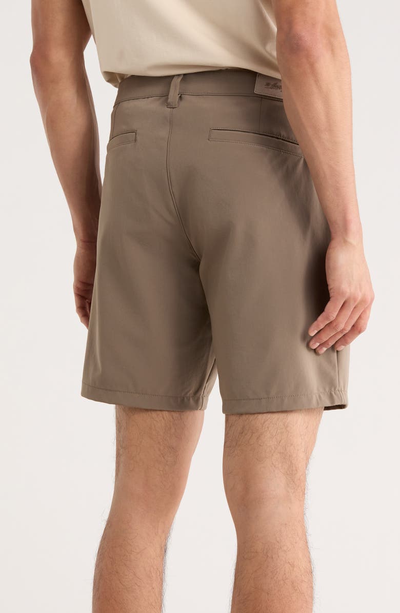 34 Heritage Arizona Commuter Luxe Slim Fit Flat Front Chino Shorts, Alternate, color, Taupe Commuter Luxe