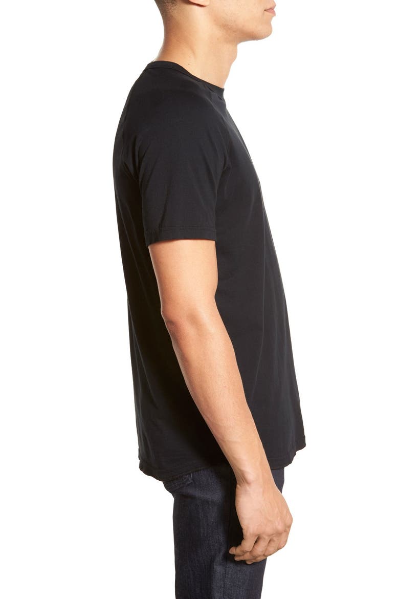 Lightweight Jersey Raglan T-Shirt, Alternate, color, BLACK