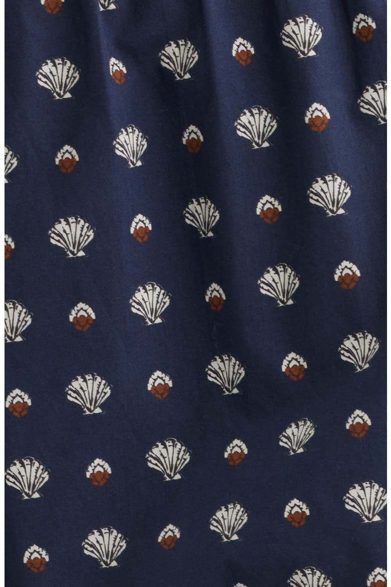 Vienna Print Cotton Shorts, Alternate, color, BLEU FOULARD DE LA MER