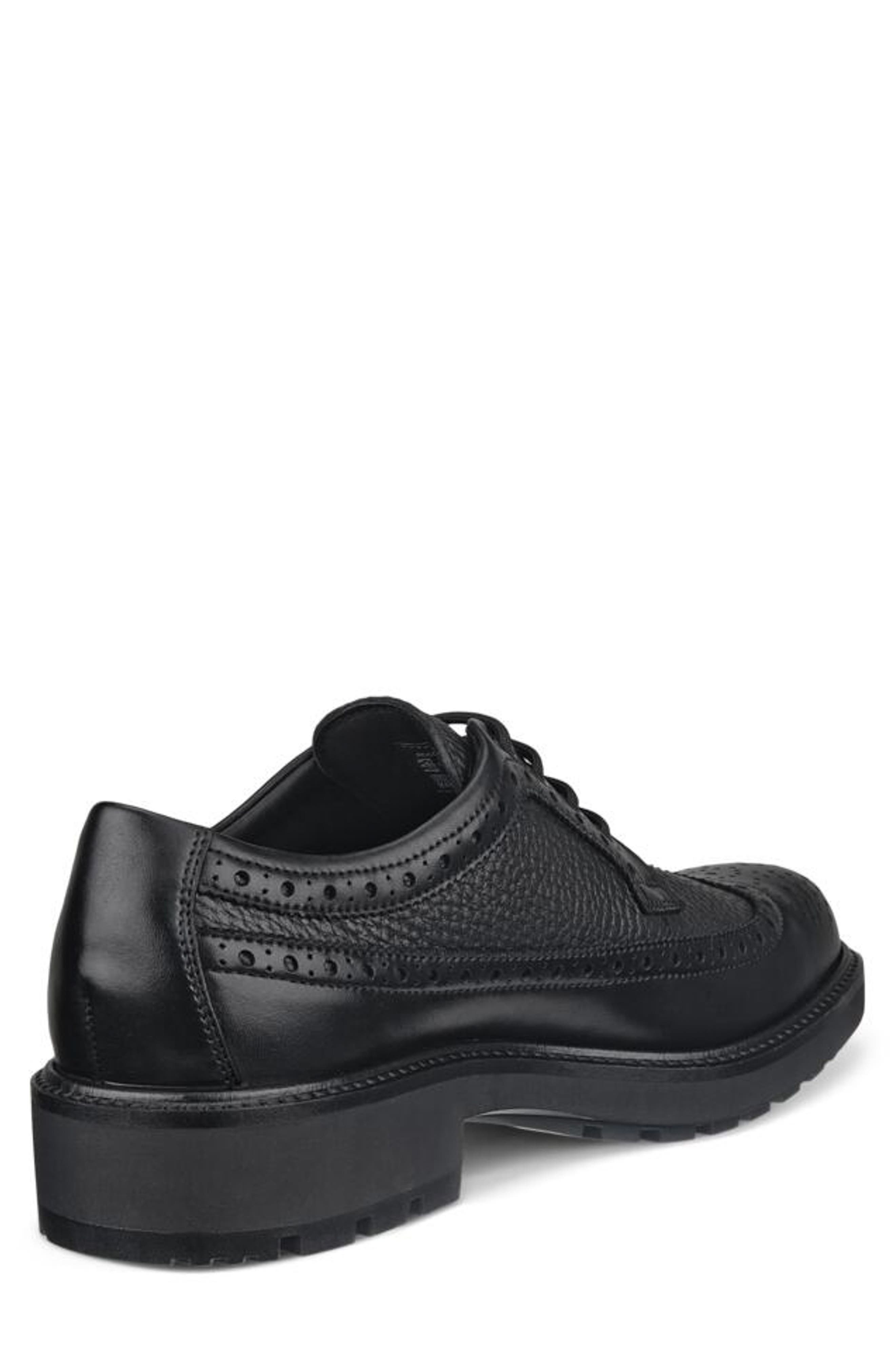 ECCO Metropole Oslo Brogue Wingtip, Alternate, color, Black/ Black