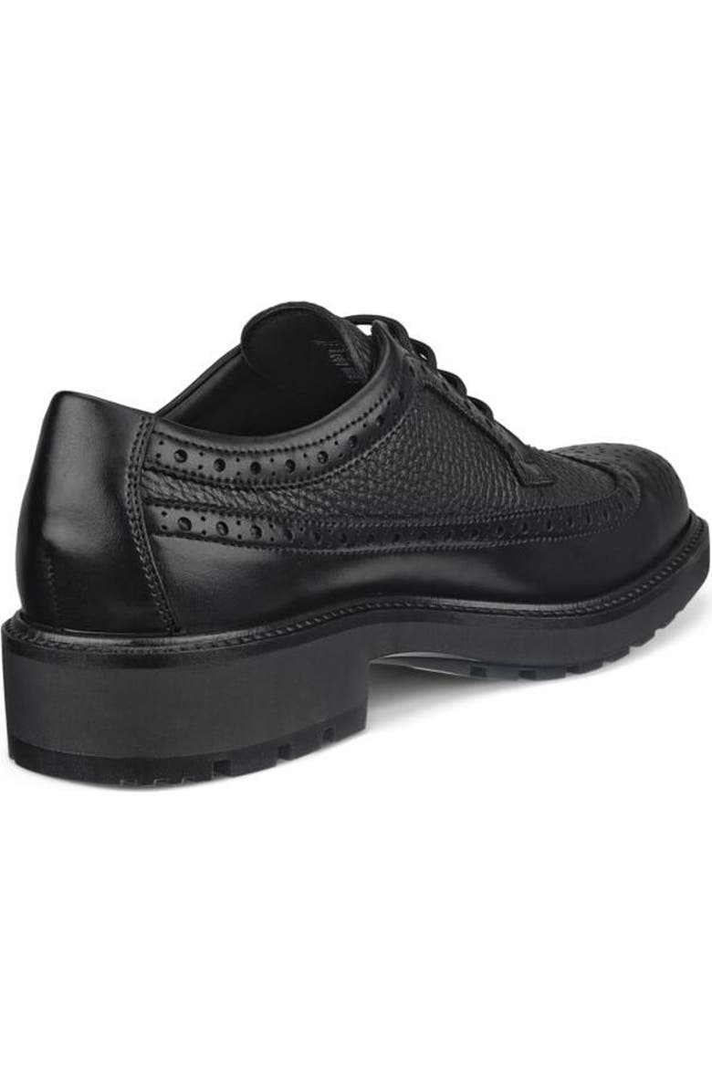 ECCO Metropole Oslo Brogue Wingtip, Alternate, color, Black/ Black