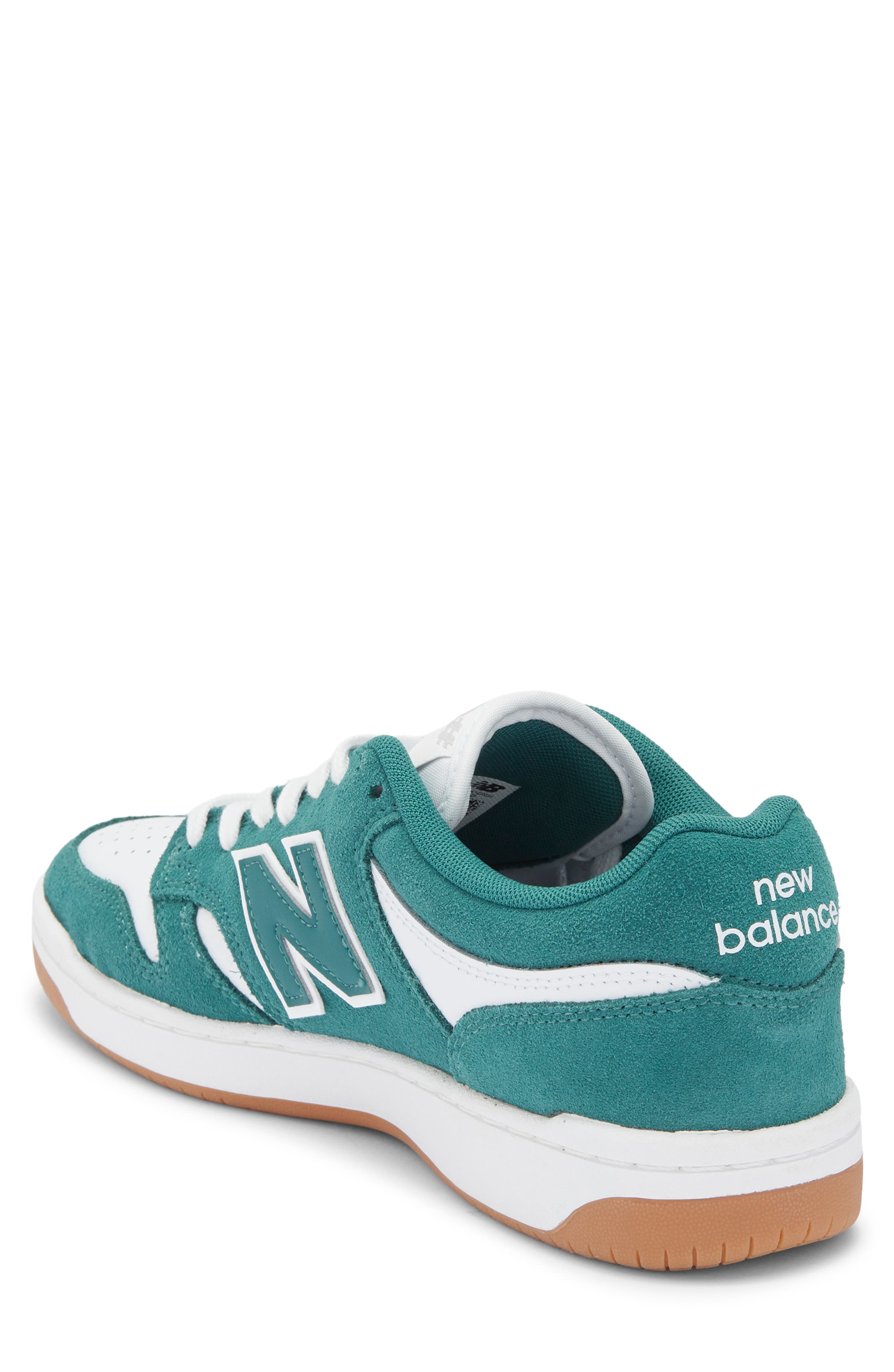 New Balance 480 Sneaker, Alternate, color, Vintage Teal/ White